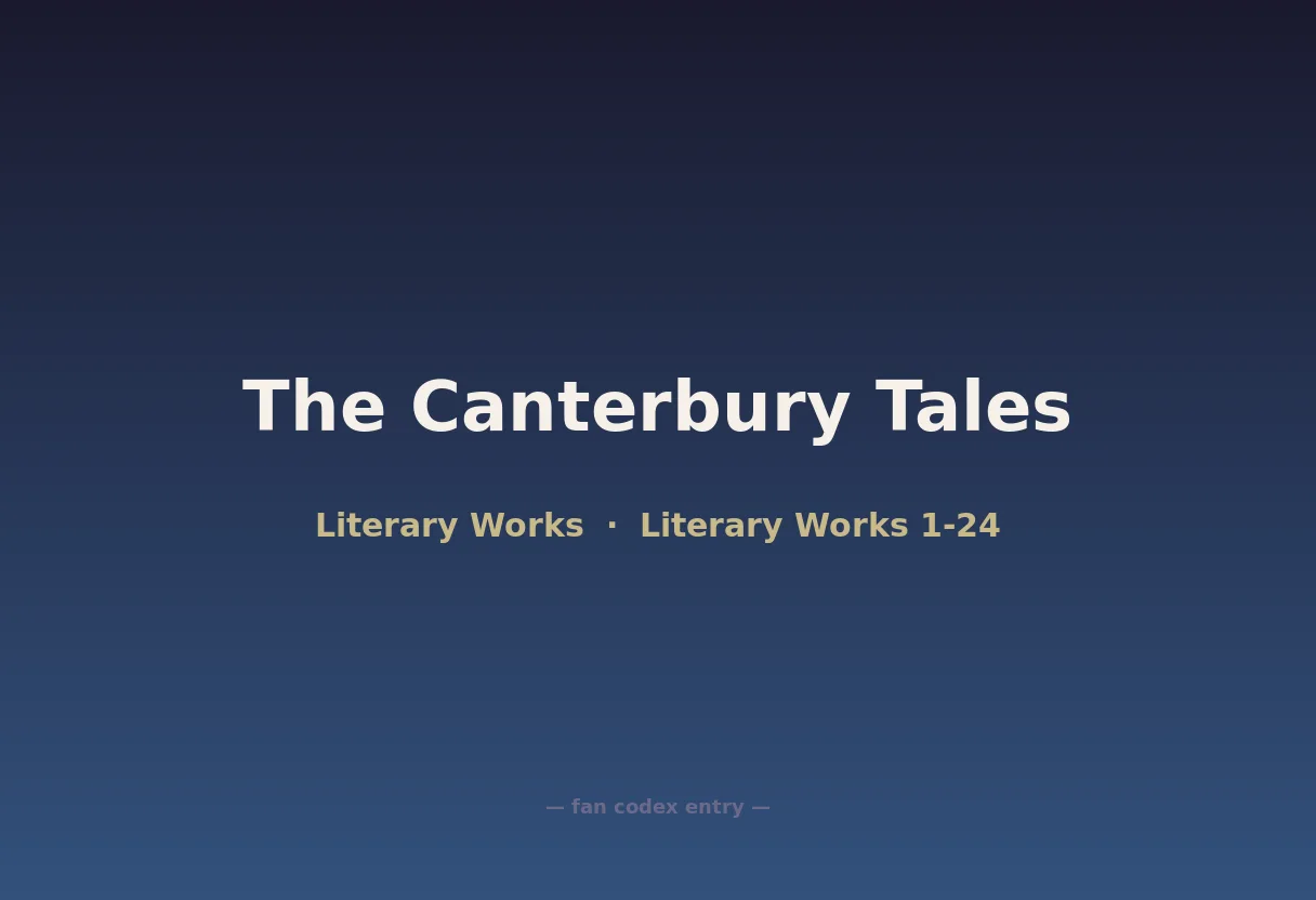 The Canterbury Tales