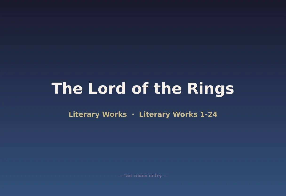 The Lord of the Rings