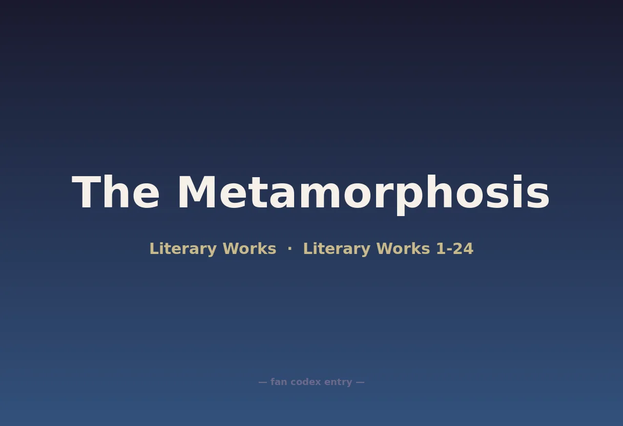 The Metamorphosis