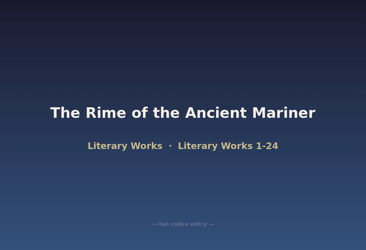 The Rime of the Ancient Mariner