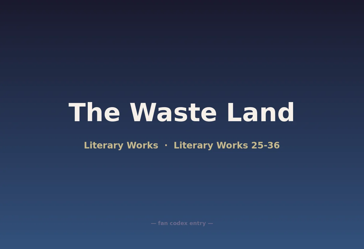 The Waste Land