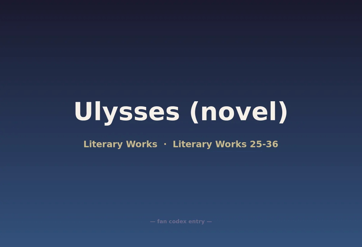 Ulysses (novel)